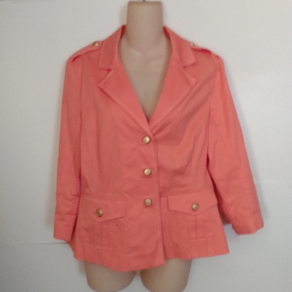 Joan rivers  Peach blazer jacket